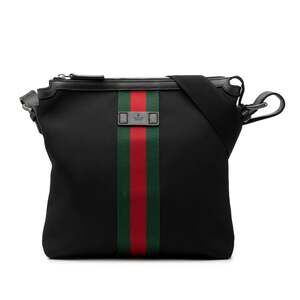 Gucci Web Messenger Bag Techno Canvas #251423G71B